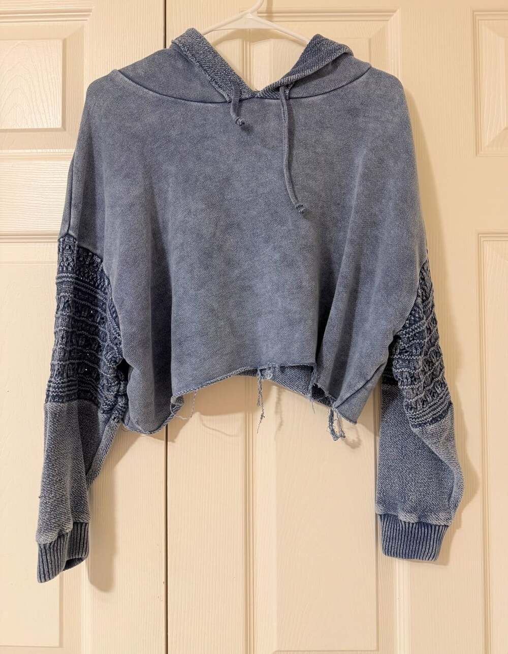 Vintage Havana Cropped Hoodie Size S